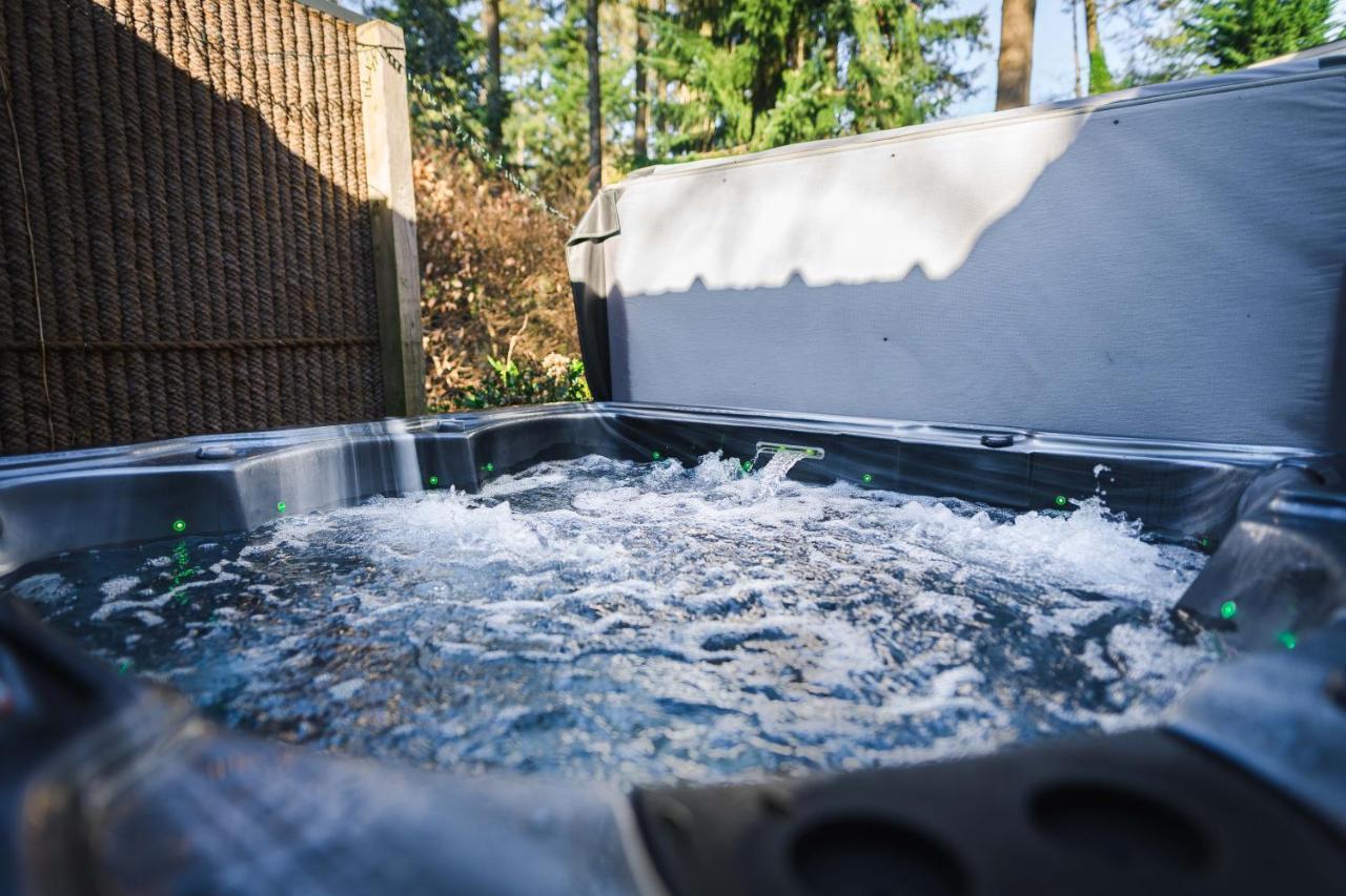 Luxe Vakantiehuis In Het Bos Met Jacuzzi En Sauna Lunteren Exterior photo